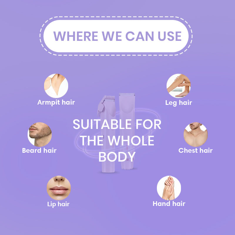 2 in 1 Women Body Shaver